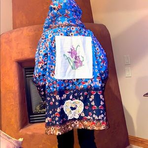 LOWERED Reworked with vintage patches floral jacket